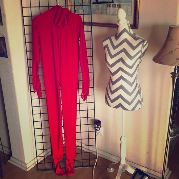 Other | Full Body Red Suit Costume | Poshmark